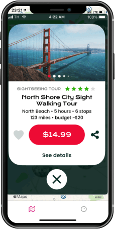 Tropa app screen