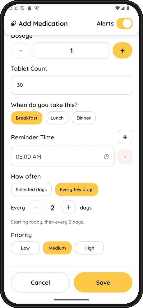 Golden Nest screen 2